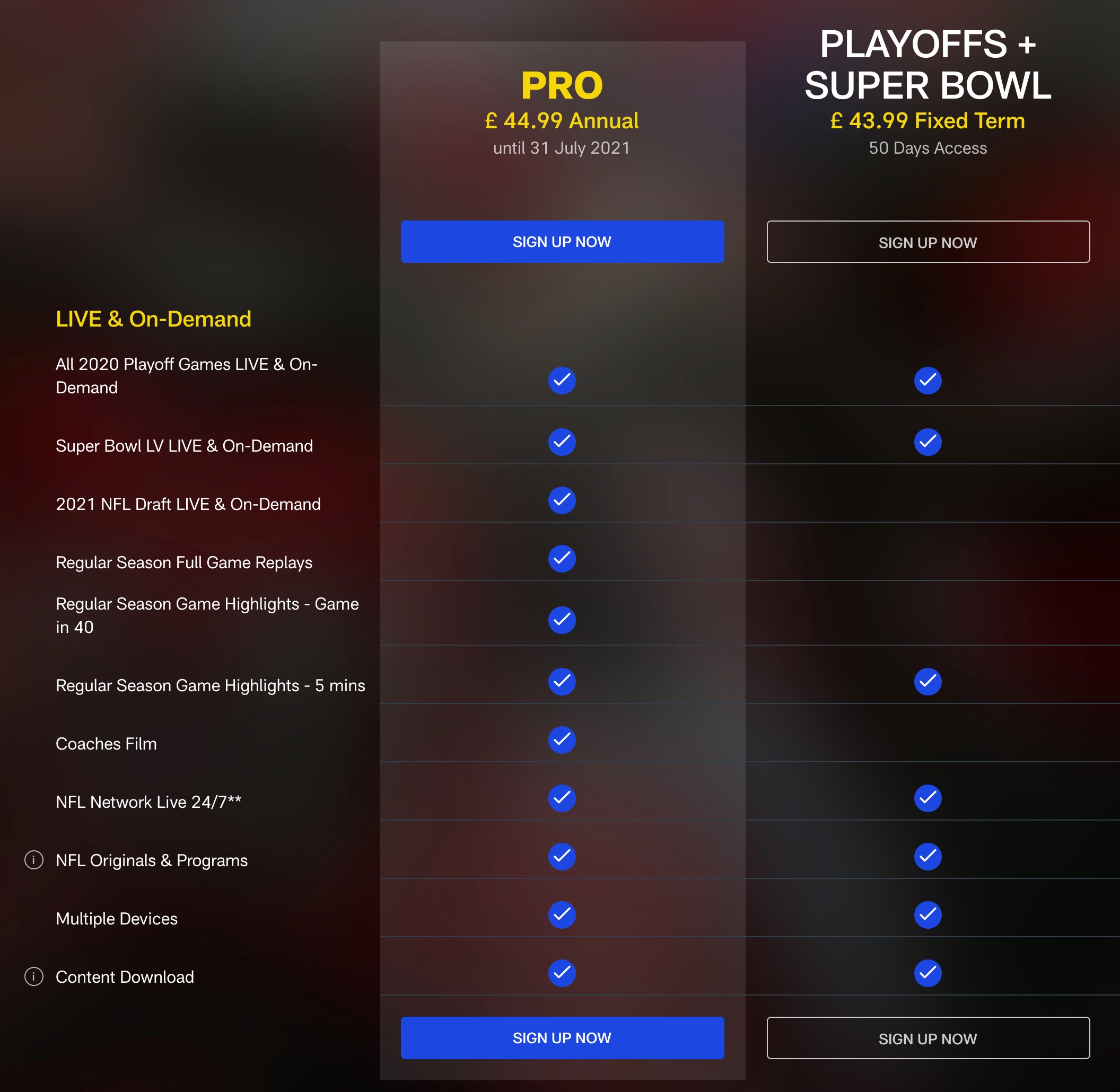 NFL Gamepass International VPN