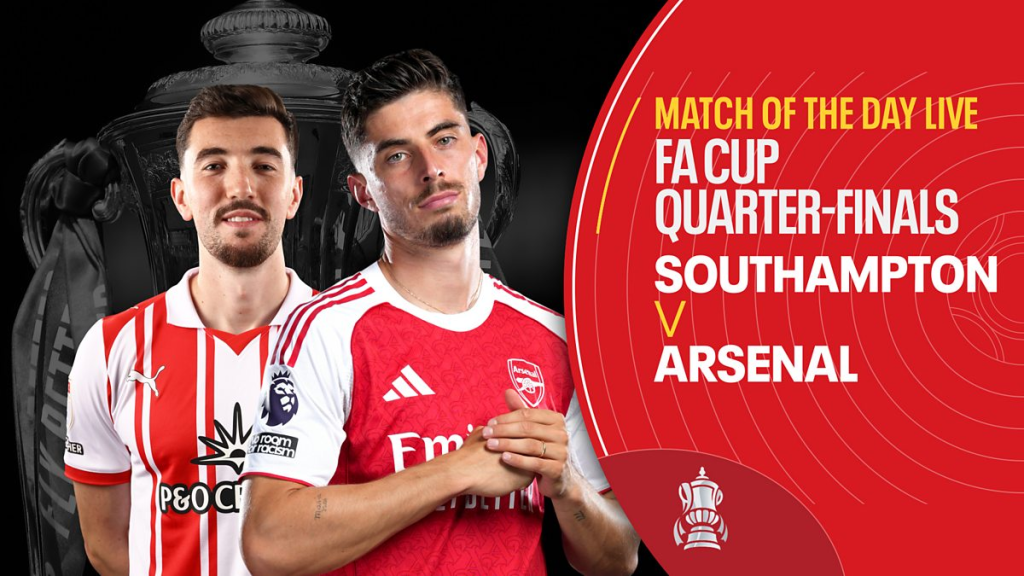 Southampton v Arsenal BBC One Live Stream Link IPTV VPN iPlayer